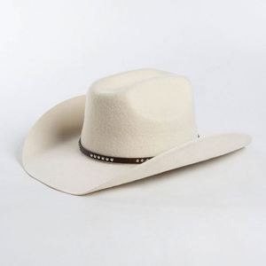 Wholesale Rolled Brim Fedora Hats 100% Wool Sombreros Vaqueros Men and Women Felt Cowboy Western Hat - Product Image 5