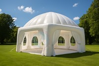 Tente de mariage gonflable sur mesure, fabriquée en Chine, tente géante blanche pour événements, pavillon d'exposition gonflable extérieur, location commerciale