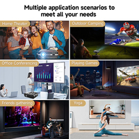 Proyector inteligente 4K con logotipo personalizado, Android, WIFI, presentaciones de negocios, equipos de cine en casa, proyectores de TV 4K para uso doméstico