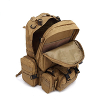 LUPU BL002 Sac à Dos Tactique Noir Étanche pour Randonnée et Survie en Extérieur avec Doublure en Polyester – Vente en Gros