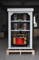 Stabilisateur de tension servo à large plage de tension d'entrée 100 KVA, double alimentation, un fil neutre, stabilisateur AVR automatique, affichage numérique