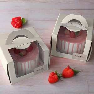 Kemasan hadiah keju individu pernikahan 2025 kotak kue roti Bento bunga hewan peliharaan dengan papan - Product Image 3