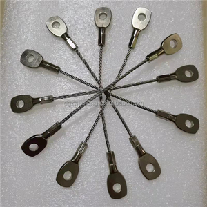 <span class=keywords><strong>Cold</strong></span> Heading Steel Wire Rope Sling Aço Carbono Aço Inoxidável Loop Termina ASTM Soldagem Padrão Corte Dobra Processamento - Product Image 6