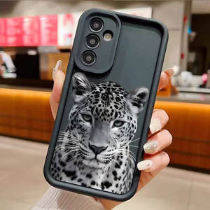 Funda Protectora para Teléfono Móvil con Estampado de Leopardo, Estilo Lente de Cámara, <span class=keywords><strong>a</strong></span> Prueba de Golpes, de TPU, para <span class=keywords><strong>Samsung</strong></span> A03S A04 A05 A05S A06 A12 A13 - Product Image 5