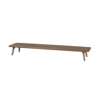 Monitor de madera para ordenador portátil, soporte elevador con pies en ángulo para muebles de oficina y hogar, pantalla de 13 "~ 32"
