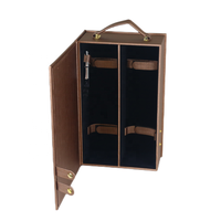 Boîtes à vin en papier d'art de luxe pour l'emballage, coffret cadeau de vin, coffret cadeau magnétique en bois de Vodka