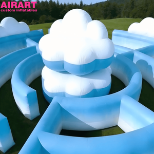 Novedosa estructura inflable de laberinto de nubes para parques infantiles, carpa inflable de laberinto personalizada para eventos de juegos infantiles - Product Image 4