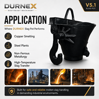 Olla para Escoria de Acero Fundido DURNEX |   Solución Resistente al Calor para el Manejo de Escoria Fundida