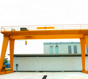 Grúa Pórtico de Servicio Pesado con Control Remoto, Montada sobre Viga, Móvil, para Interiores y Exteriores, con Gancho de Viga Única para Almacén - Product Image 1