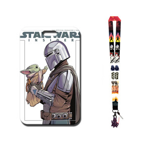 Lanière de téléphone pour enfant avec motif de dessin animé, porte-carte rigide double face pour étudiant, contrô<span class=keywords><strong>le</strong></span> d'accès, <span class=keywords><strong>Star</strong></span> Wars - Product Image 5
