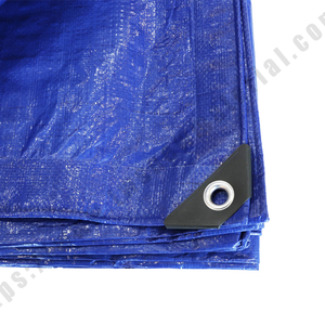 ब्लू पी तिरपाल स्विमिंग पूल कवर कपड़ा कैनवास आउटडोर वाटरप्रूफ एंटीयूव प्लास्टिक शीट - Product Image 4