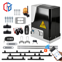 Moteurs de portail coulissant automatique AC/DC de haute qualité 370W 800kg avec kit d'ouverture WiFi et accessoires pour usage industriel, hôtelier et scolaire