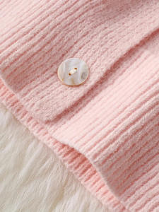 Maglione con Cappuccio da <span class=keywords><strong>Donna</strong></span> di Alta Qualità in Cachemire e Lana per Autunno e Inverno, Elegante Cardigan con Bottoni - Product Image 6