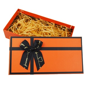 Wholesale Minimalist Orange Square <b>Gift</b> <b>Box</b> with Heaven Earth Lid Large High-End <b>Empty</b> Wedding <b>Gifts</b> Food <b>Box</b> for Candle Use - Product Image 6