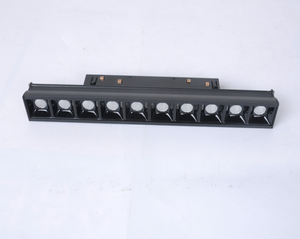 Système de <span class=keywords><strong>rail</strong></span> d'éclairage 48V DC Suspension suspendue au <span class=keywords><strong>plafond</strong></span> à aimant encastré à intensité variable Projecteur linéaire à LED Éclairage <span class=keywords><strong>sur</strong></span> <span class=keywords><strong>rail</strong></span> magnétique - Product Image 6