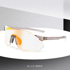 2025 New TR90 Frame Cycling <b>Eyewear</b> Purple Photochromic Indoor UV400 Protection Bicycle Mountain Sunglasses Sports Bike Glasses - Product Image 2