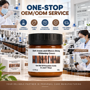 Crème Hydratante et Éclaircissante au Collagène Peptides pour Genoux et Coudes Terne, Sèche et Rugueuse – Restaure la Brillance – Vente Chaude OEM ODM - Product Image 6
