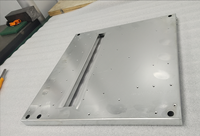 Support de pliage de tôle sur mesure, plaque de montage en aluminium découpée au laser et formée avec entretoises, pièces de fabrication de tôlerie