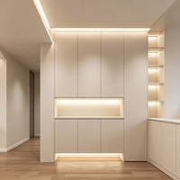 Meuble à chaussures en bois entièrement personnalisable, durable, moderne, facile à assembler, design modulaire pour appartement, maison, meubles de salle à manger, rangement de chaussures