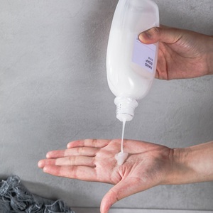 Giá tốt cho 250ml 300ml 500ml rõ ràng Pet nhựa Lotion chai với thiết kế cap cho sữa tắm điều hòa chai dầu gội đầu - Product Image 6