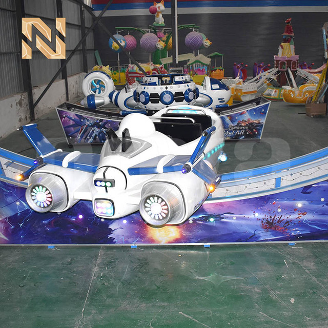 Nova Rides Plane Shape Electric Flying Car for Children and Adults Outdoor Amusement Ride with Steel and Fiberglass Construction