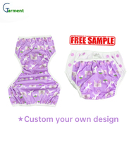 Culotte d'apprentissage en tissu pour bébé, personnalisable OEM, lavable, réutilisable, en bambou et coton doux, réglable, imperméable et respirante