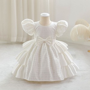 Vestido de Princesa con Lazo de Satén para Niñas, Estilo Nuevo TT210, para Primer Cumpleaños, Navidad, Halloween - Product Image 5