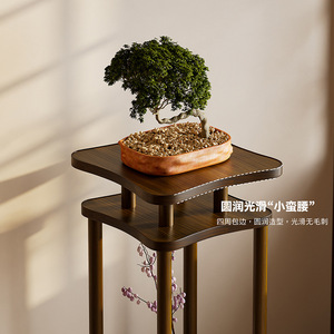 New multi-layer Chinese-style indoor flower stand/<b>shelf</b>, floor-standing antique-style living room display <b>rack</b>, hanging orchid - Product Image 2