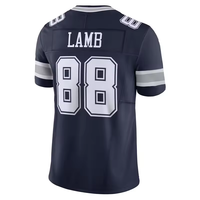 男士 女士 青少年 CeeDee Lamb # 88 号足球球衣缝制而成，乔治·皮肯斯、卡莱布·唐斯、达克·普雷斯科特、特雷文·迪格斯批发