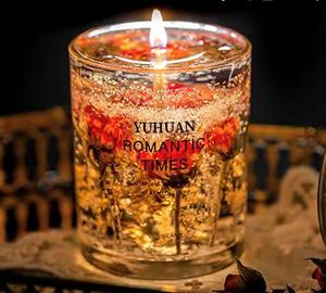 Decorazione per la casa di lusso su misura trasparente <span class=keywords><strong>candele</strong></span> di cera <span class=keywords><strong>Gel</strong></span> trasparente tazza di vetro aromaterapia <span class=keywords><strong>candele</strong></span> profumate di soia - Product Image 4
