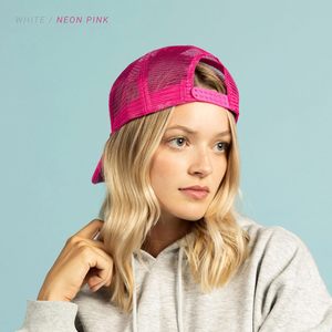 Mùa Hè Cổ Điển Lưới Rope Cap 3D Thêu Giản Dị Hai Toned Unisex Có Thể Điều Chỉnh Dây Đeo Trọng Lượng Nhẹ Trucker <span class=keywords><strong>Hat</strong></span> - Product Image 4