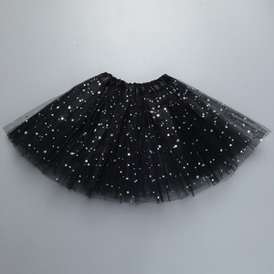 Gonne <span class=keywords><strong>Tutu</strong></span> per <span class=keywords><strong>bambina</strong></span> e bambino gonna <span class=keywords><strong>Tutu</strong></span> in Tulle 3 stelle in Tulle con paillettes abito <span class=keywords><strong>da</strong></span> ballo per bambini gonna con paillettes - Product Image 6