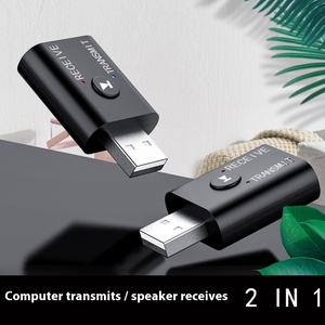 Adaptateur USB sans fil BT 5.0 Haut-parleur 3.5mm et récepteur/émetteur <span class=keywords><strong>TV</strong></span> Accessoires audio et vidéo 2-en-1 - Product Image 5