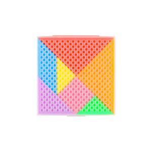 Rompecabezas Tangram de Plástico, Juguete Educativo de Matemáticas Colorido para Niños de 3 a 6 Años, Unisex, Ayuda Didáctica - Product Image 5