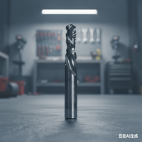 Fraise à micro-gravure artisanale en carbure, revêtement brillant, 2 cannelures, 65HRC, 4mm, pour routeur CNC, tête de meulage Corn Hedgehog, OEM