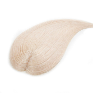 Topper de Cabello Humano Virgen Remy 100% de Alta Densidad con Monofilamento y Encaje Suizo para Mujer - Product Image 3