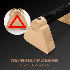 Barres parallèles en bois professionnelles pour l'entraînement en callisthénie, blocs pour les pompes, équipement <span class=keywords><strong>de</strong></span> gym à domicile pour hommes et femmes - Product Image 2