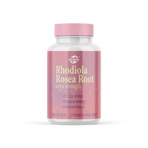 Cápsulas de Rhodiola Rosea OEMODM, Apoya el Rendimiento Cognitivo y los Niveles de Energía, Apoya el Sistema Inmunológico y el Estado de Ánimo Saludable, Vegano, Sin OMG - Product Image 1