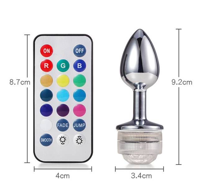 Light Up Buttplug: Glow-in-the-Dark Anal Toys Light Up Buttplug: Glow-in-the-Dark Anal Toys