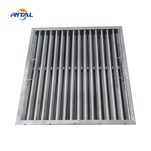 Nhà Hàng Khách Sạn Sử Dụng Baffle Lọc Thép Không Gỉ Nhà Bếp Phạm Vi Mui Xe Baffle Lọc - Product Image 5
