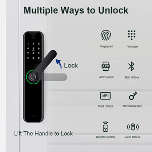 โรงงานลิลิไวส์ ขายส่ง ล็อคประตูหน้าอิเล็กทรอนิกส์ Tuya TTlock ระบบไบโอเมตริกซ์ รหัสผ่าน ลายนิ้วมือ แอปพลิเคชัน ล็อคดิจิตอลอัจฉริยะสำหรับประตู - Product Image 3
