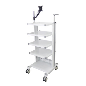 Mobiele Laparoscope Toren 4 Layer Medische Winkelwagen Endoscopie Endoscoop <span class=keywords><strong>Trolley</strong></span> Voor Verkoop - Product Image 3