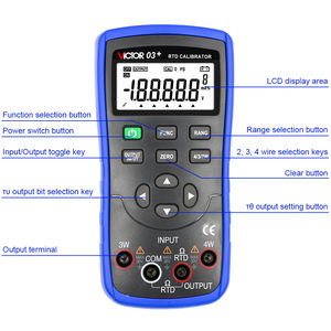 YITENSEN VICTOR 03 + 보정 장치 프로세스 교정기 멀티 미터 RTD 소스 교정기 - Product Image 2