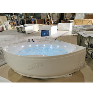 Baignoires de spa en acrylique de haute qualité maisons préfabriquées jacouzi d'angle avec lumières LED pour baignoire pour 2 personnes - Product Image 6