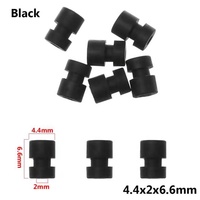 Accessoires de drone FPV en silicone Fortinet M2*6.6, joint d'étanchéité M3*4.8, joint en caoutchouc noir étanche pour contrôleur de vol F4/F7 de quadricoptère