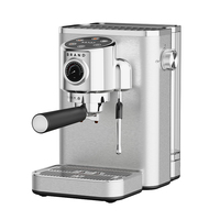 Nouveau design Machine à expresso Double groupe Pro Machine à expresso 20Bar Latte & Cappuccino Machine à café électrique