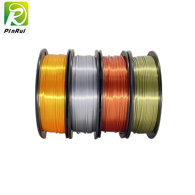 3d Printer Silk Pla Filament Net Weight 200g-250g Eco Friendly 1.75mm Toughness 3d Printer Pla Filament