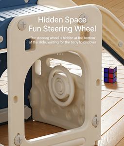 Parcours d'aventure intérieur en boîte, structure d'escalade avec toboggan pour un montage facile <span class=keywords><strong>de</strong></span> défis amusants à la maison - Product Image 5