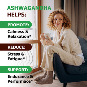 OEM Private Label Ashwagandha Powder Chocolate Mocha Happy Strips <b>Supplement</b> Reduce Stress with Withania Somnifera - Product Image 3