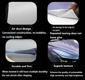 Film vinyle pour voiture ultra métallisé vert noirâtre en stock, vente en gros, film de protection anti-rayures pour carrosserie, couverture intégrale sans bords, peinture vinyle - Product Image 6